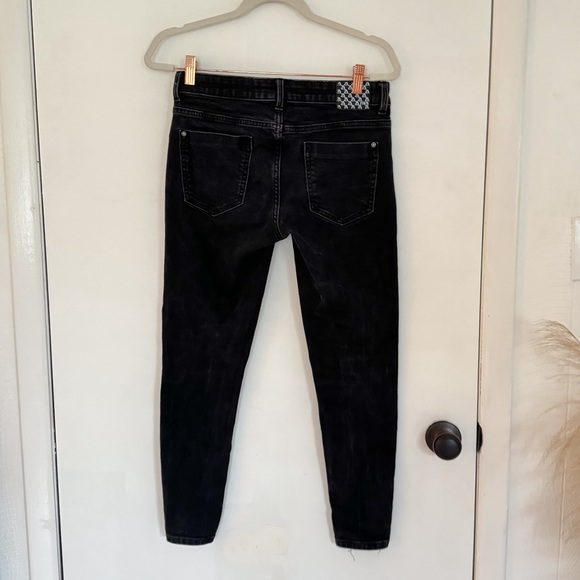 Zara Z1975 black skinny denim jeans - Picture 8 of 9